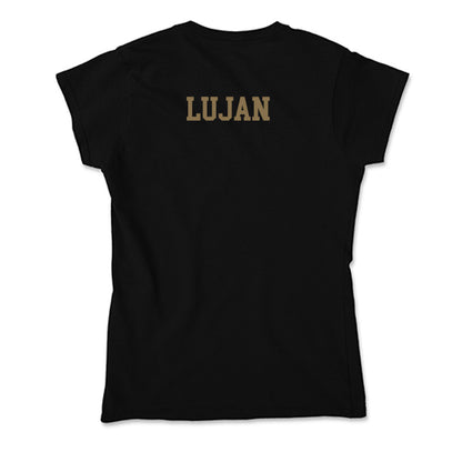 Texas State - NCAA Cheerleading : Gabriel Lujan - Soft Style Women’s T-Shirt-1