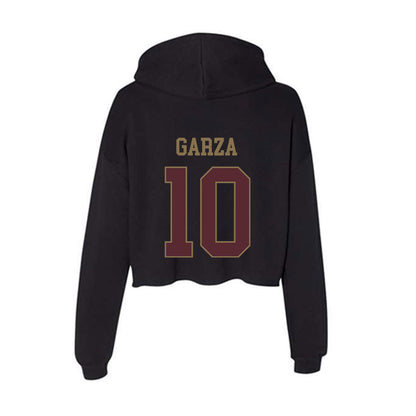 Texas State - NCAA Softball : Abby Garza - Women's Crop Fleece Hoodie-1