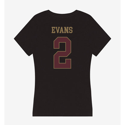 Texas State - NCAA Football : Kylen Evans - Women's V-Neck T-Shirt-1