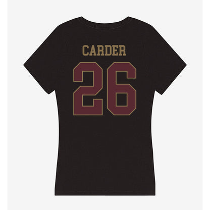 Texas State - NCAA Softball : Haley Carder - Women's V-Neck T-Shirt-1
