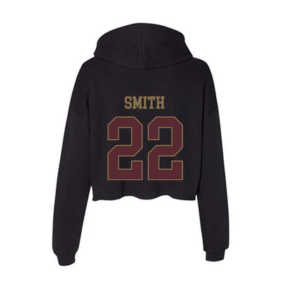 Texas State - NCAA Women's Soccer : Kaylie Smith - Women's Crop Fleece Hoodie-1