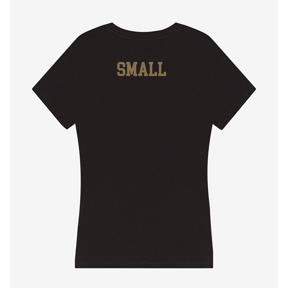 Texas State - NCAA Women's Track & Field : Lauryn Small - Women's V-Neck T-Shirt-1
