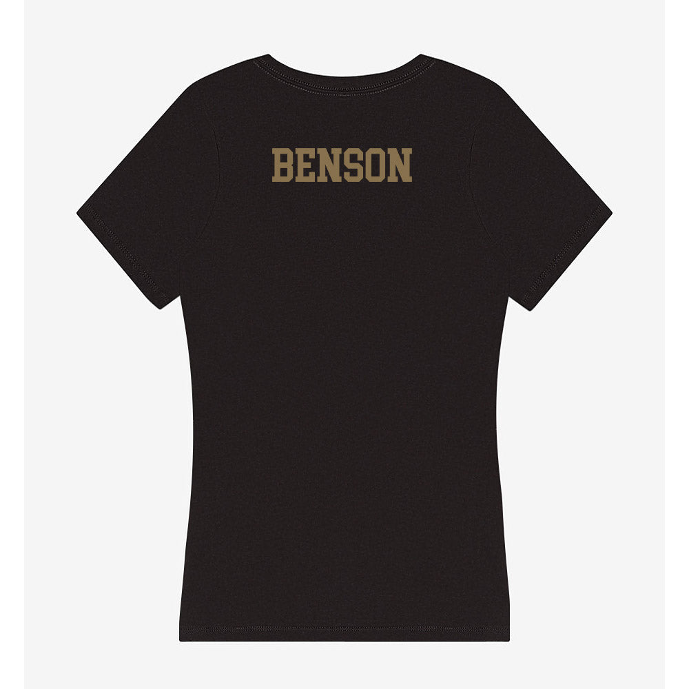 Texas State - NCAA Women's Cross Country : Camryn Benson - Women's V-Neck T-Shirt-1