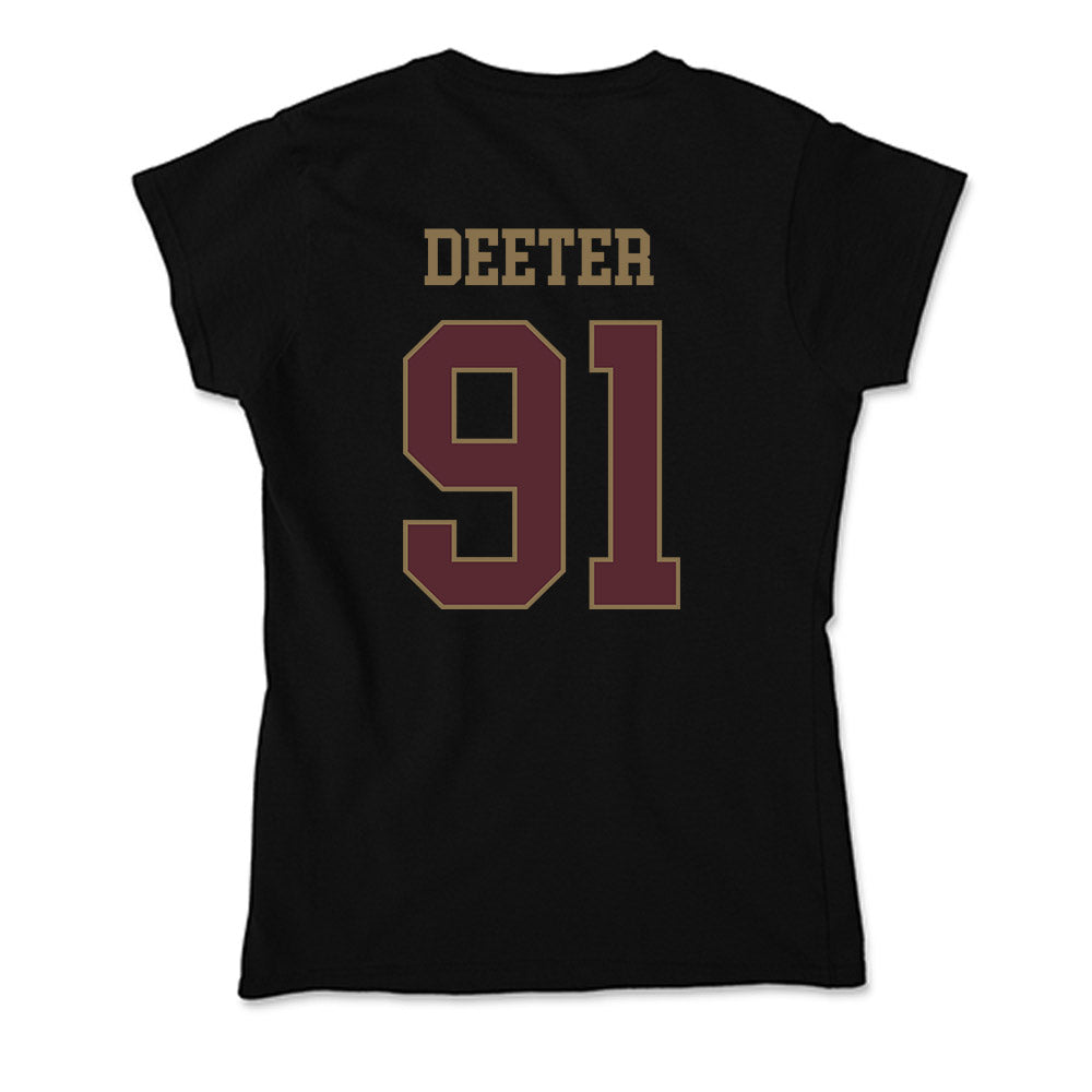 Texas State - NCAA Football : Jp Deeter - Soft Style Women’s T-Shirt-1