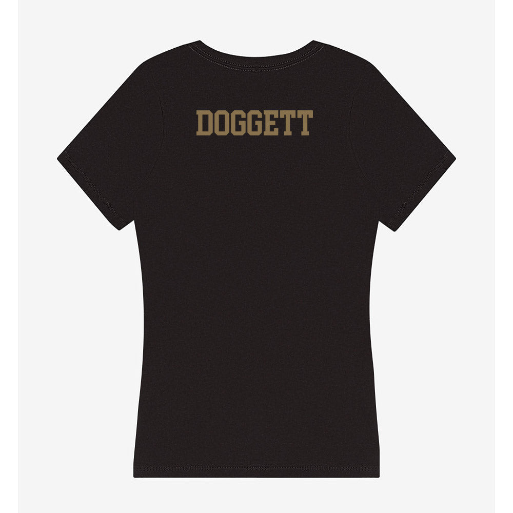 Texas State - NCAA Cheerleading : Ryan Doggett - Women's V-Neck T-Shirt-1