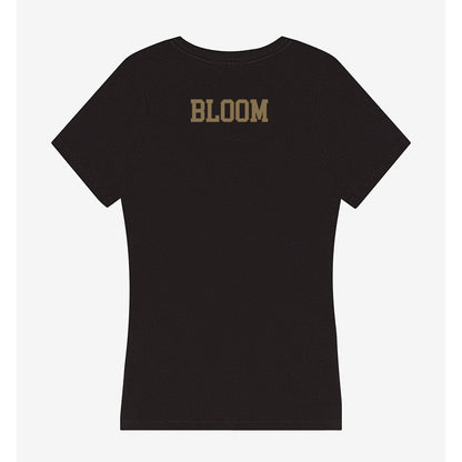 Texas State - NCAA Men's Track & Field : Nathan Bloom - Women's V-Neck T-Shirt-1
