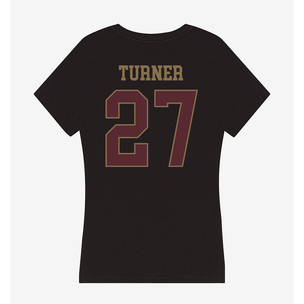 Texas State - NCAA Baseball : Trevyn Turner - Women's V-Neck T-Shirt-1