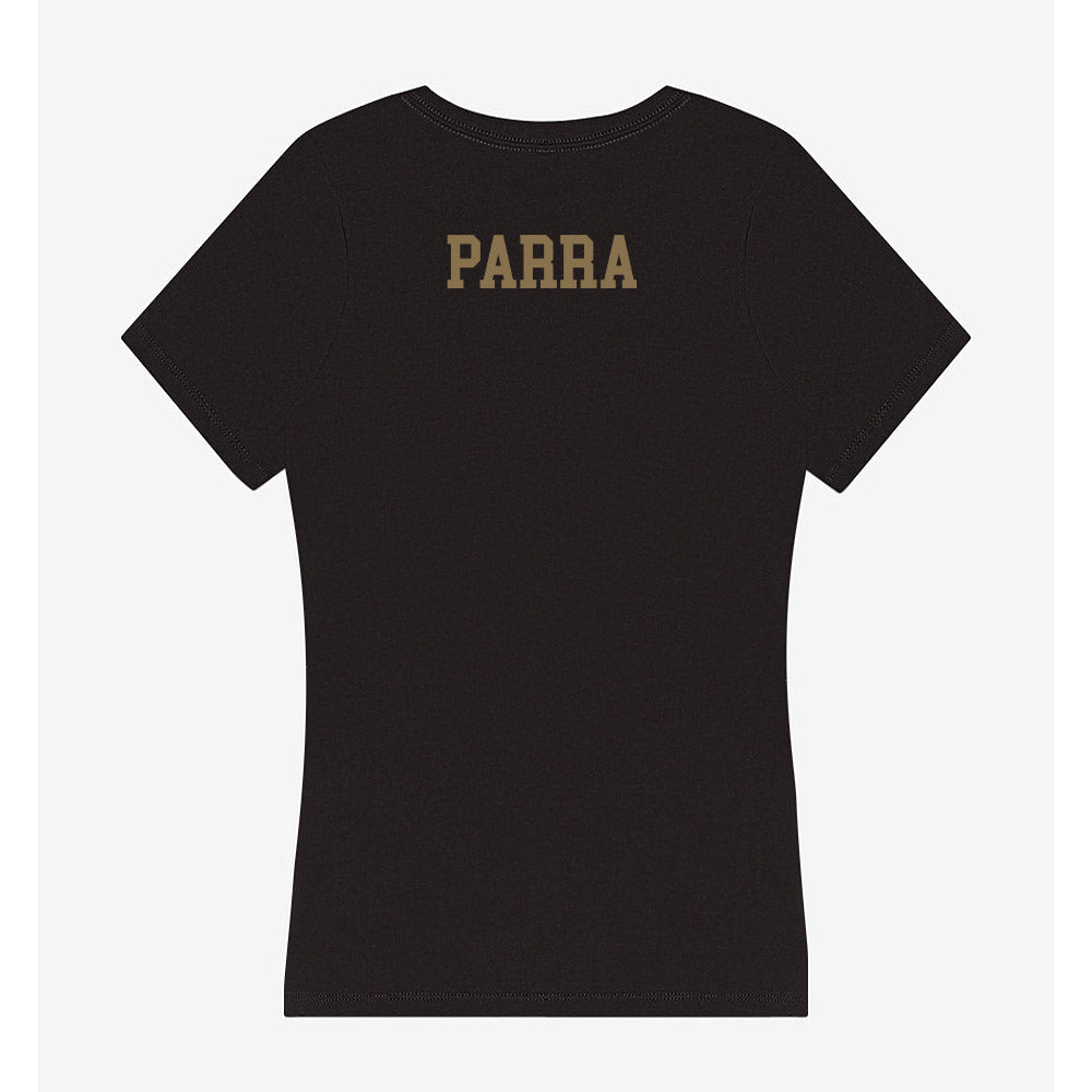 Texas State - NCAA Men's Track & Field : Anthony Parra - Women's V-Neck T-Shirt-1