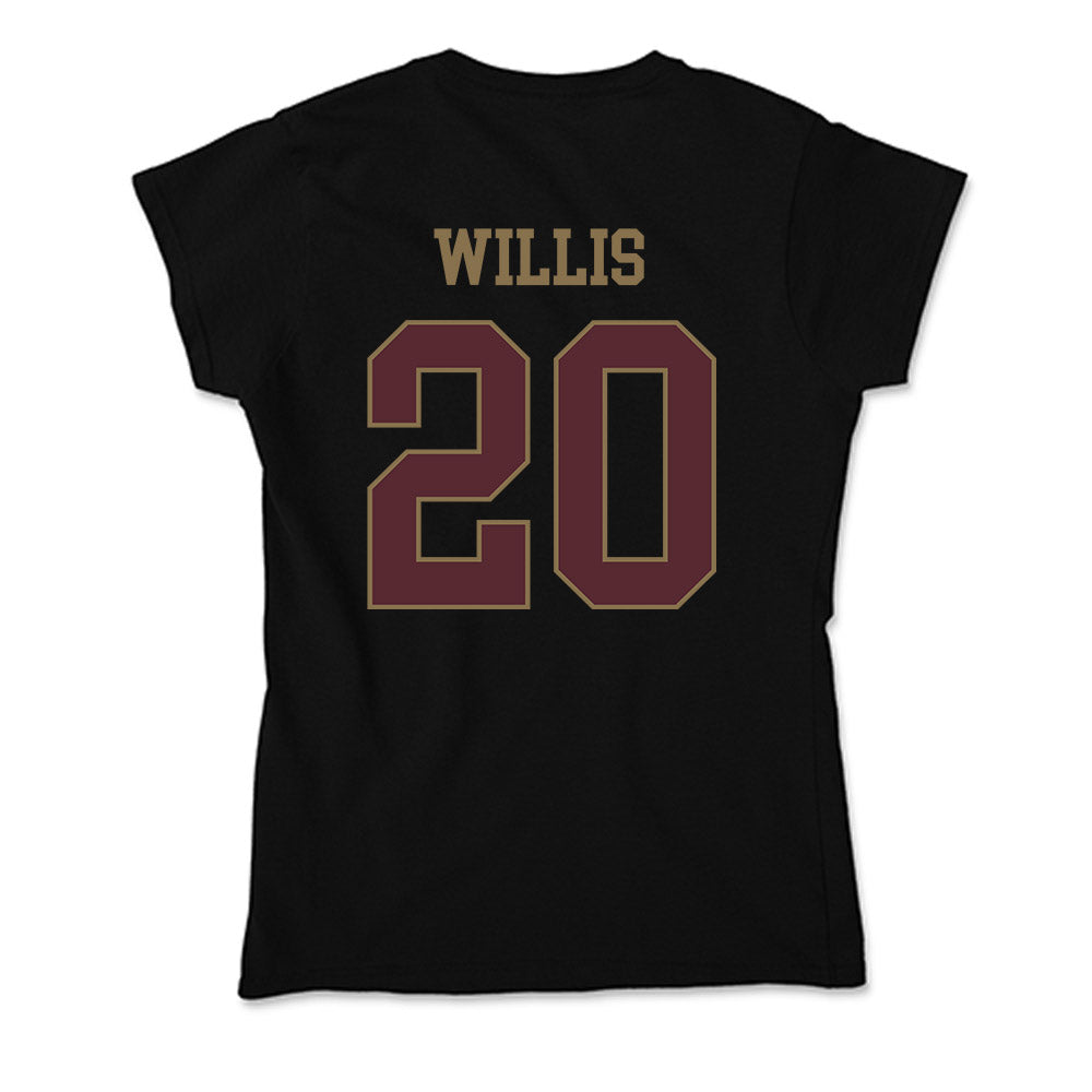 Texas State - NCAA Football : Malik Willis - Soft Style Women’s T-Shirt-1
