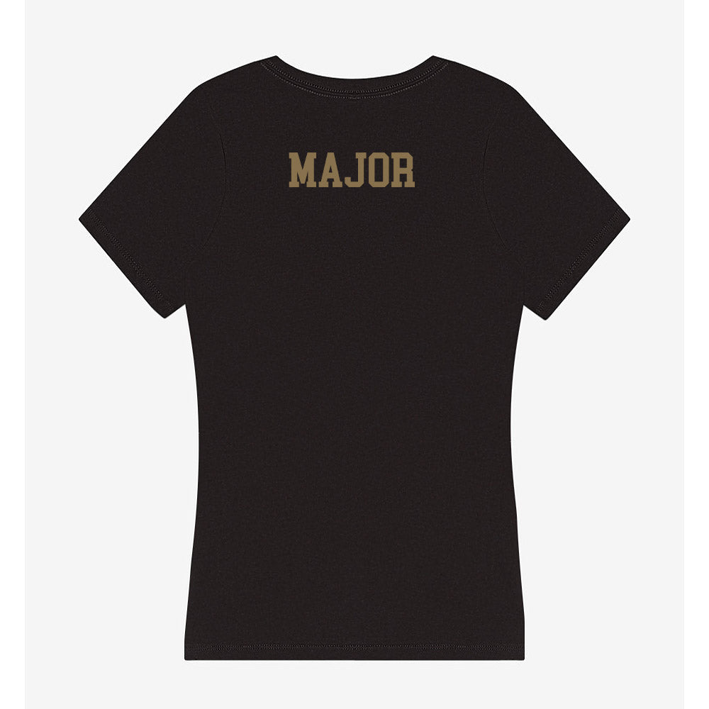 Texas State - NCAA Men's Track & Field : Tanner Major - Women's V-Neck T-Shirt-1