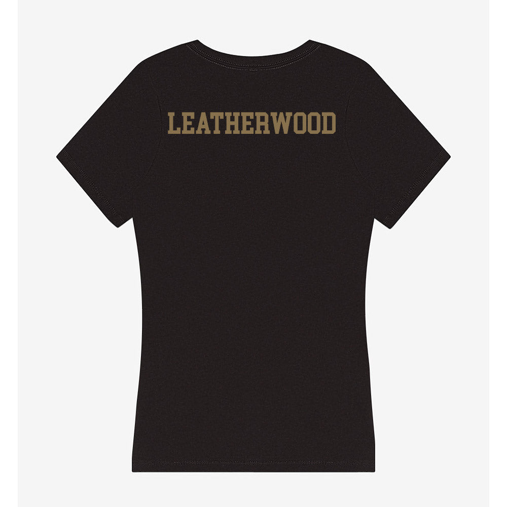Texas State - NCAA Men's Track & Field : Chase Leatherwood - Women's V-Neck T-Shirt-1