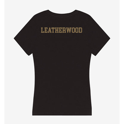 Texas State - NCAA Men's Track & Field : Chase Leatherwood - Women's V-Neck T-Shirt-1