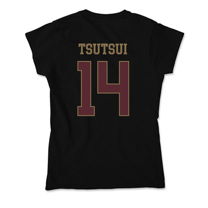 Texas State - NCAA Women's Soccer : Matsuri Tsutsui - Soft Style Women’s T-Shirt-1