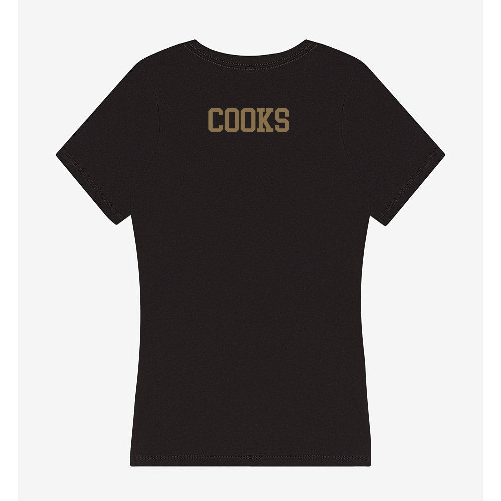 Texas State - NCAA Women's Tennis : Stoney Cooks - Women's V-Neck T-Shirt-1