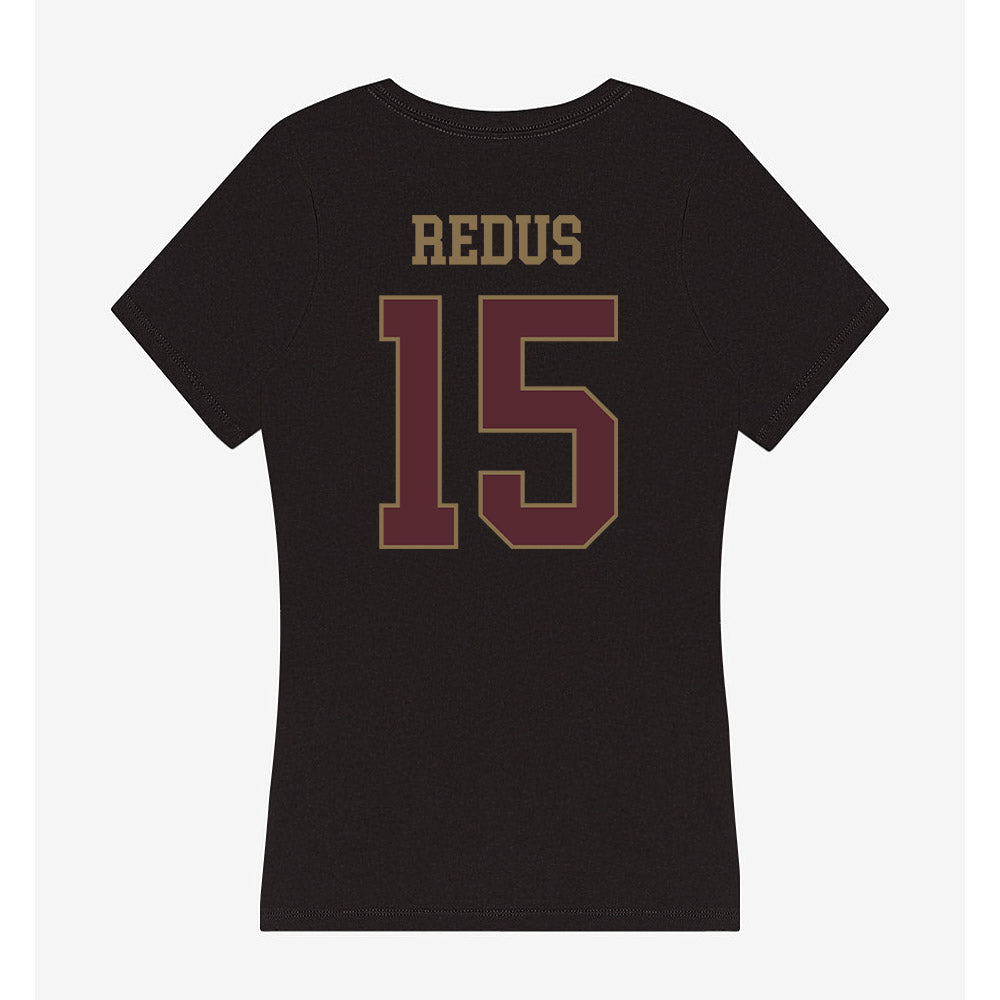 Texas State - NCAA Women's Soccer : Audrey Redus - Women's V-Neck T-Shirt-1