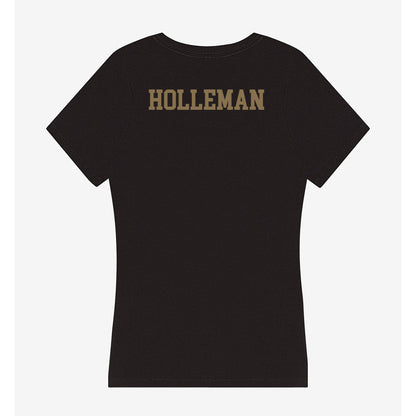 Texas State - NCAA Women's Track & Field : Kaurie Holleman - Women's V-Neck T-Shirt-1