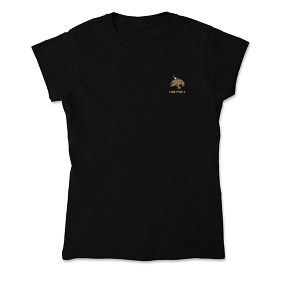 Texas State - NCAA Women's Basketball : Kyla McBride - Soft Style Women’s T-Shirt-0