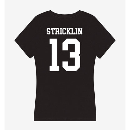 UNC Charlotte - NCAA Baseball : Cale Stricklin - Women's V-Neck T-Shirt-1