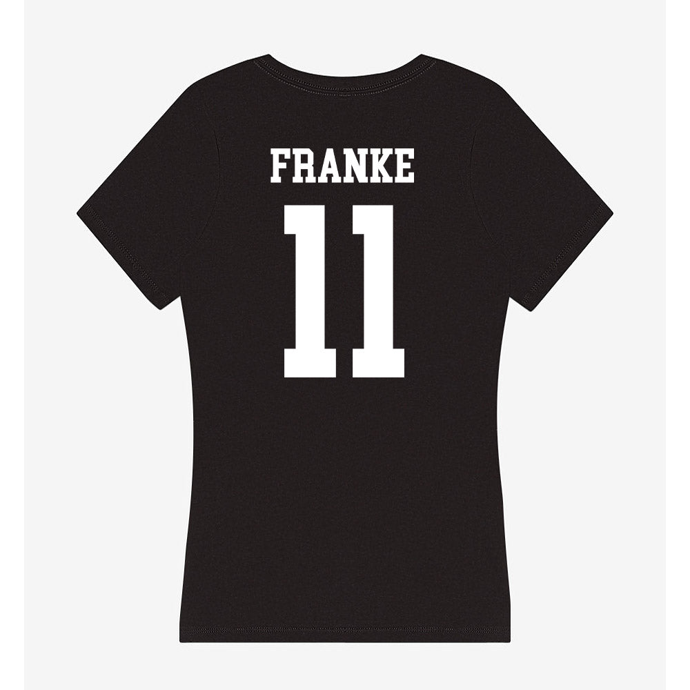UNC Charlotte - NCAA Men's Soccer : Robert Franke - Women's V-Neck T-Shirt-1