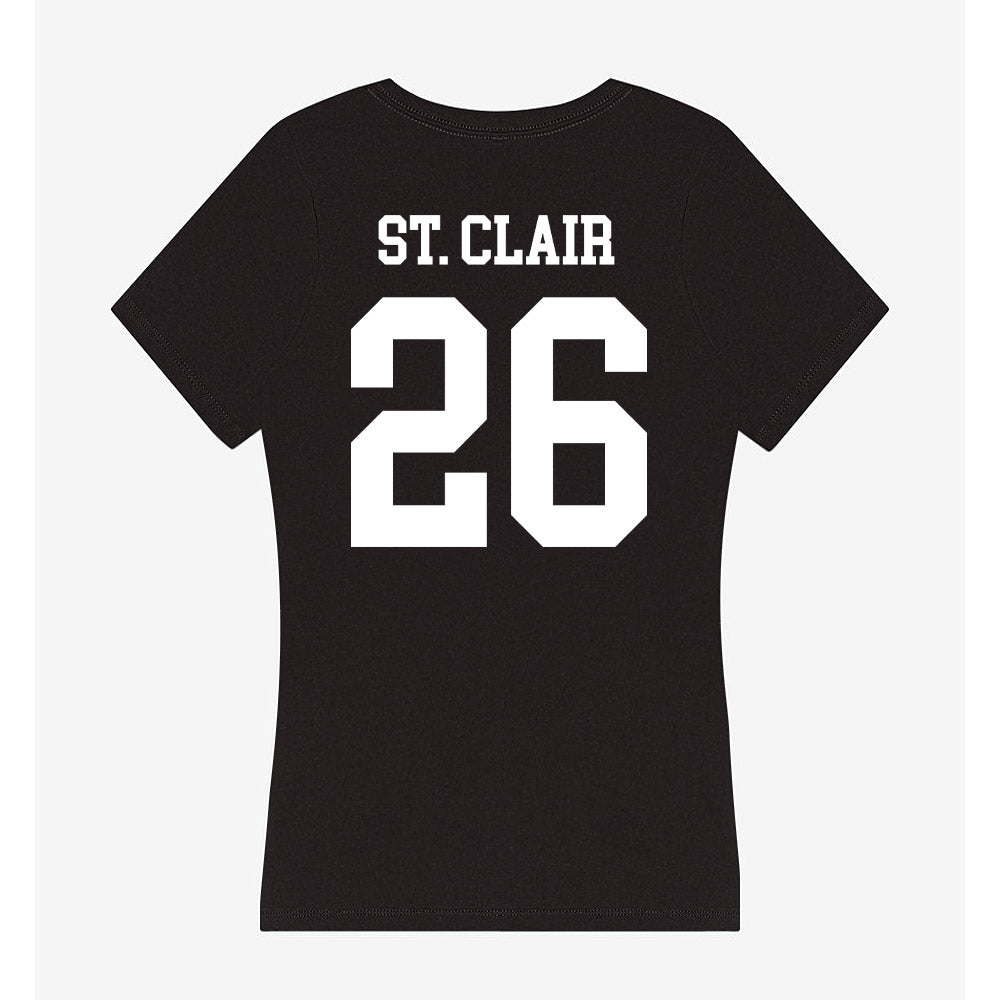 UNC Charlotte - NCAA Football : Devon St. Clair - Women's V-Neck T-Shirt-1