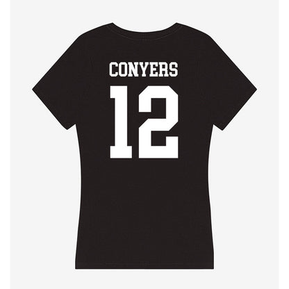 UNC Charlotte - NCAA Men's Basketball : Arden Conyers - Women's V-Neck T-Shirt-1