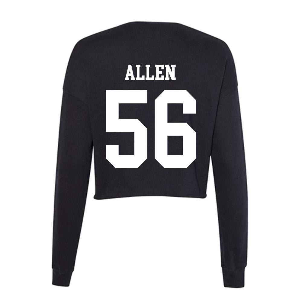 UNC Charlotte - NCAA Football : Jake Allen - Women's Cropped Crew Fleece-1