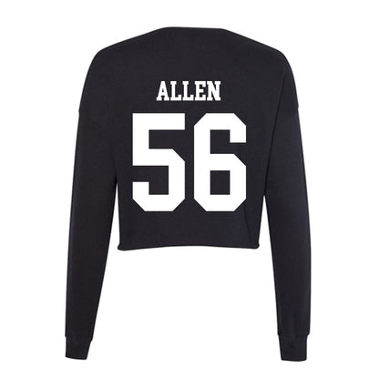 UNC Charlotte - NCAA Football : Jake Allen - Women's Cropped Crew Fleece-1