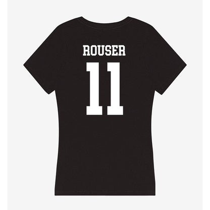 UNC Charlotte - NCAA Women's Basketball : Alana Rouser - Women's V-Neck T-Shirt-1
