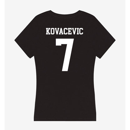 UNC Charlotte - NCAA Women's Volleyball : Elena Kovacevic - Women's V-Neck T-Shirt-1
