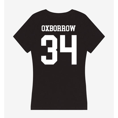 UNC Charlotte - NCAA Baseball : Chayse Oxborrow - Women's V-Neck T-Shirt-1
