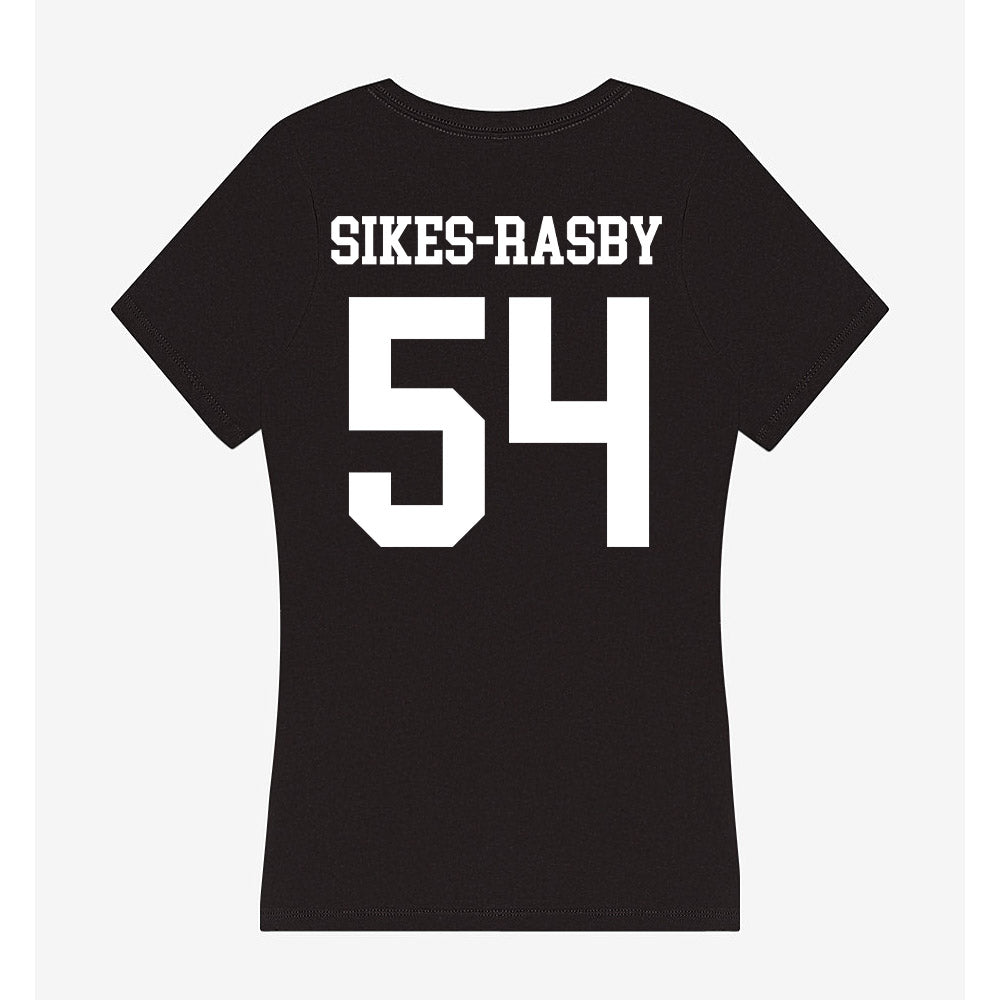 UNC Charlotte - NCAA Football : Isaac Sikes-Rasby - Women's V-Neck T-Shirt-1