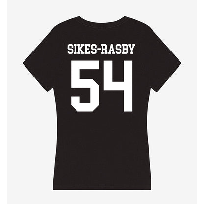 UNC Charlotte - NCAA Football : Isaac Sikes-Rasby - Women's V-Neck T-Shirt-1