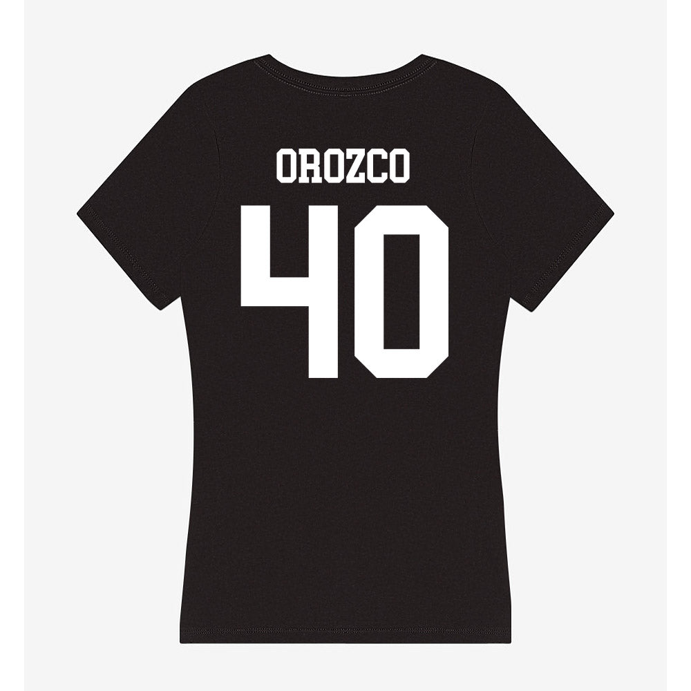 UNC Charlotte - NCAA Baseball : Aaron Orozco - Women's V-Neck T-Shirt-1