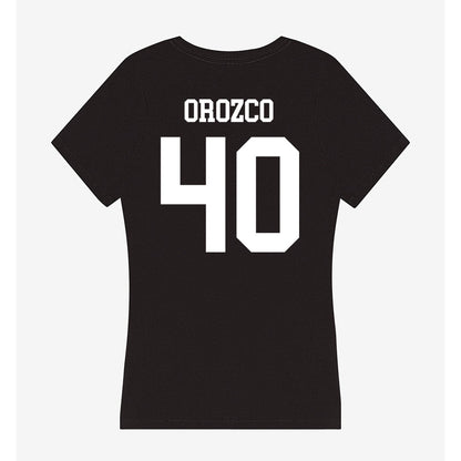 UNC Charlotte - NCAA Baseball : Aaron Orozco - Women's V-Neck T-Shirt-1