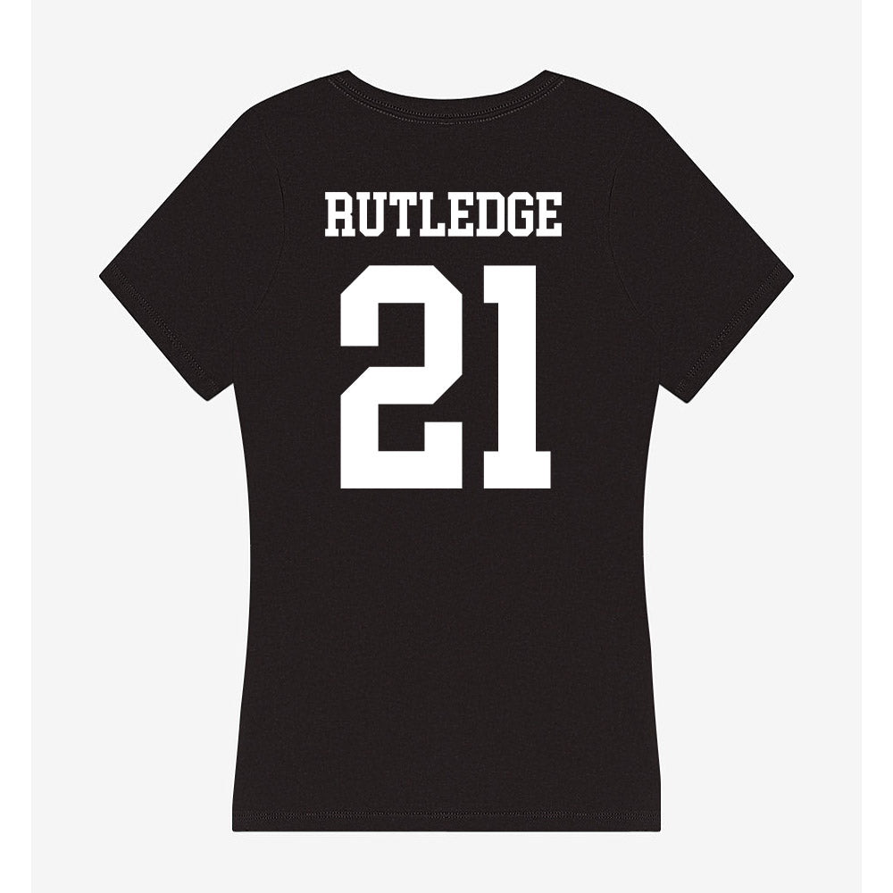 UNC Charlotte - NCAA Football : Henry Rutledge - Women's V-Neck T-Shirt-1