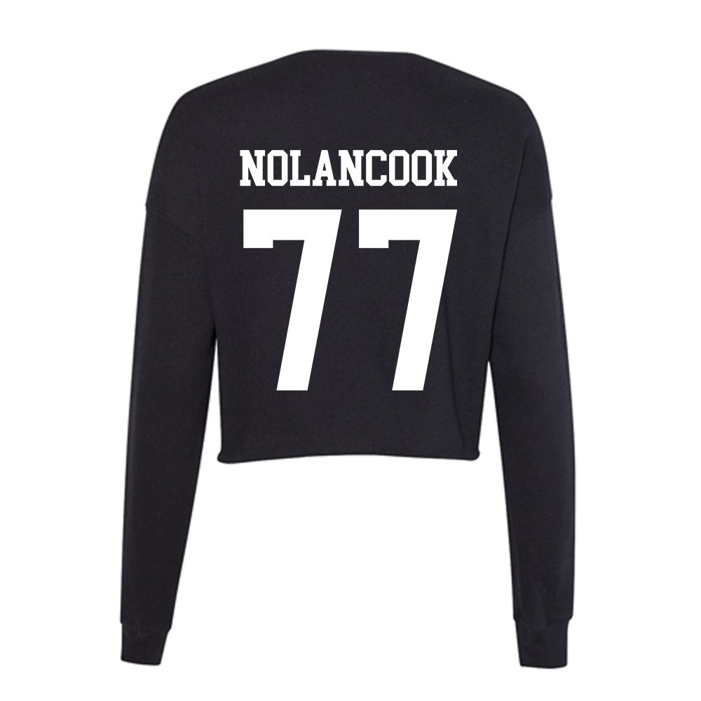 UNC Charlotte - NCAA Football : Dylan NolanCook - Women's Cropped Crew Fleece-1