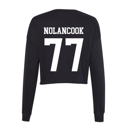 UNC Charlotte - NCAA Football : Dylan NolanCook - Women's Cropped Crew Fleece-1