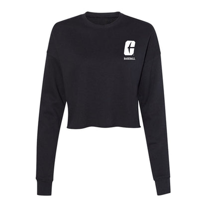 UNC Charlotte - NCAA Baseball : Eddie Copper - Women's Cropped Crew Fleece-0
