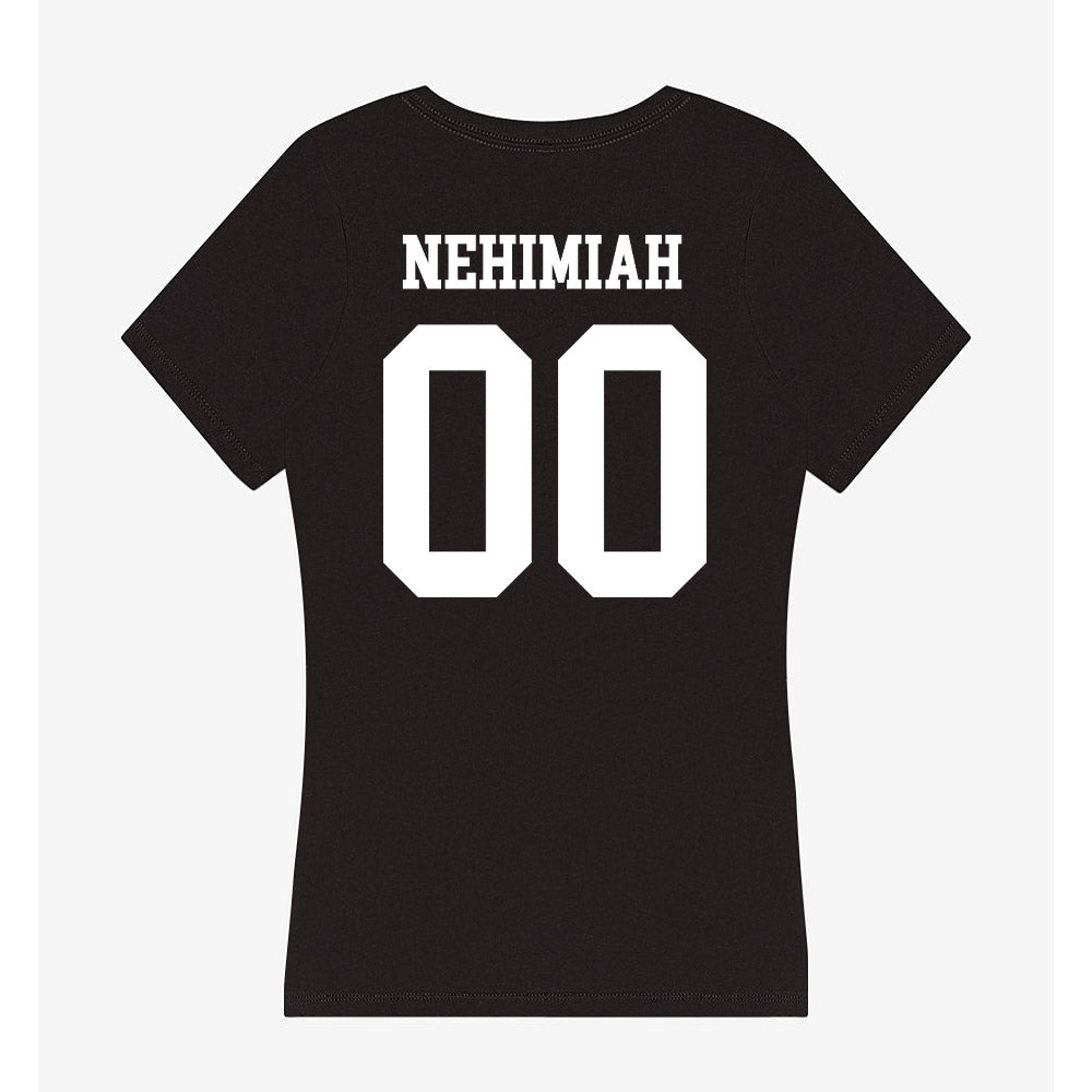 OKBU - NCAA Football : Olayiwola Nehimiah - Women's V-Neck T-Shirt-1