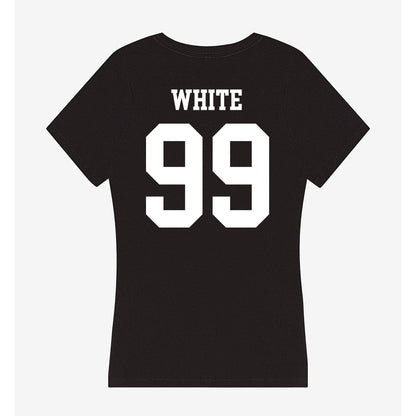 OKBU - NCAA Football : Jaden White - Women's V-Neck T-Shirt-1