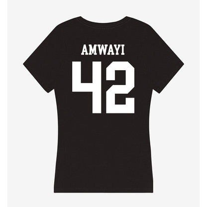 OKBU - NCAA Football : Bradley Amwayi - Women's V-Neck T-Shirt-1
