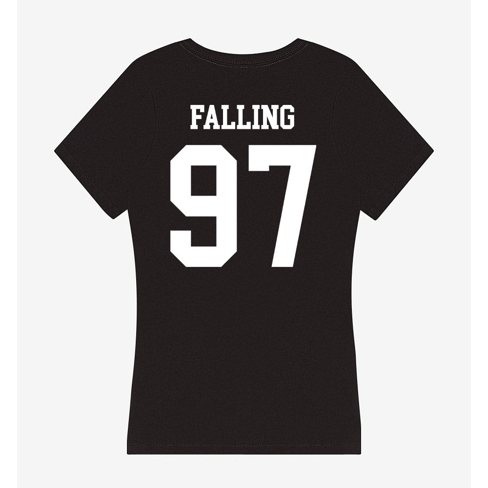 OKBU - NCAA Football : Carter Falling - Women's V-Neck T-Shirt-1