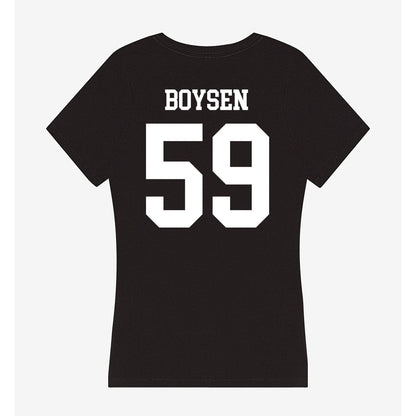 OKBU - NCAA Football : Robert Boysen - Women's V-Neck T-Shirt-1