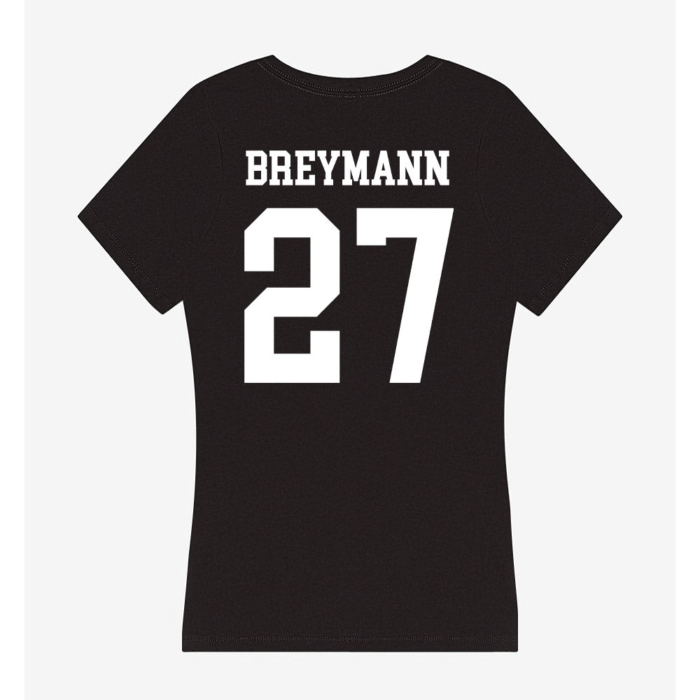 OKBU - NCAA Women's Volleyball : Addison Breymann - Women's V-Neck T-Shirt-1