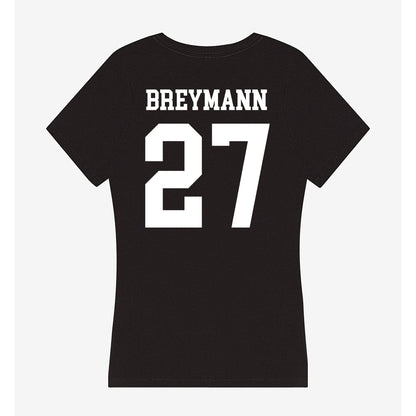 OKBU - NCAA Women's Volleyball : Addison Breymann - Women's V-Neck T-Shirt-1