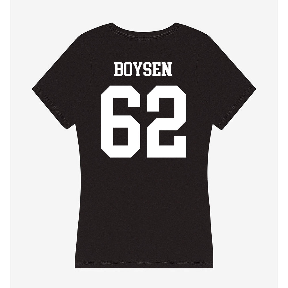 OKBU - NCAA Football : Robert Boysen - Women's V-Neck T-Shirt-1
