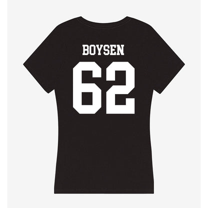 OKBU - NCAA Football : Robert Boysen - Women's V-Neck T-Shirt-1