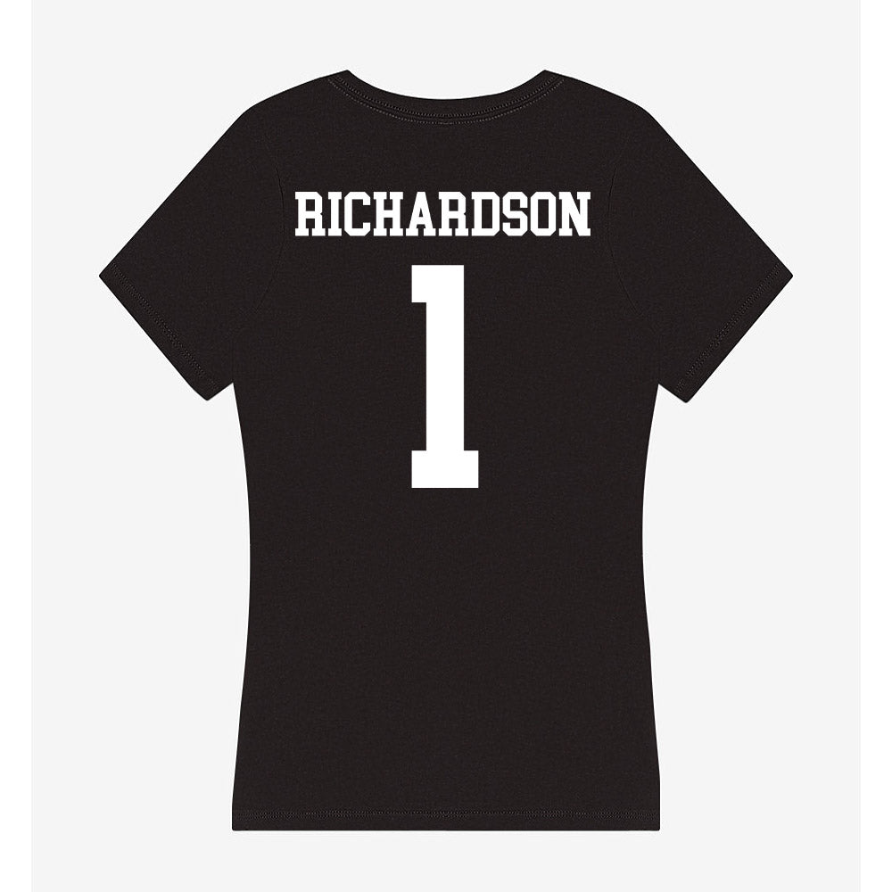 OKBU - NCAA Football : Jamion Richardson - Women's V-Neck T-Shirt-1