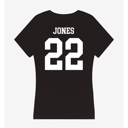 OKBU - NCAA Women's Basketball : Brianna Jones - Women's V-Neck T-Shirt-1