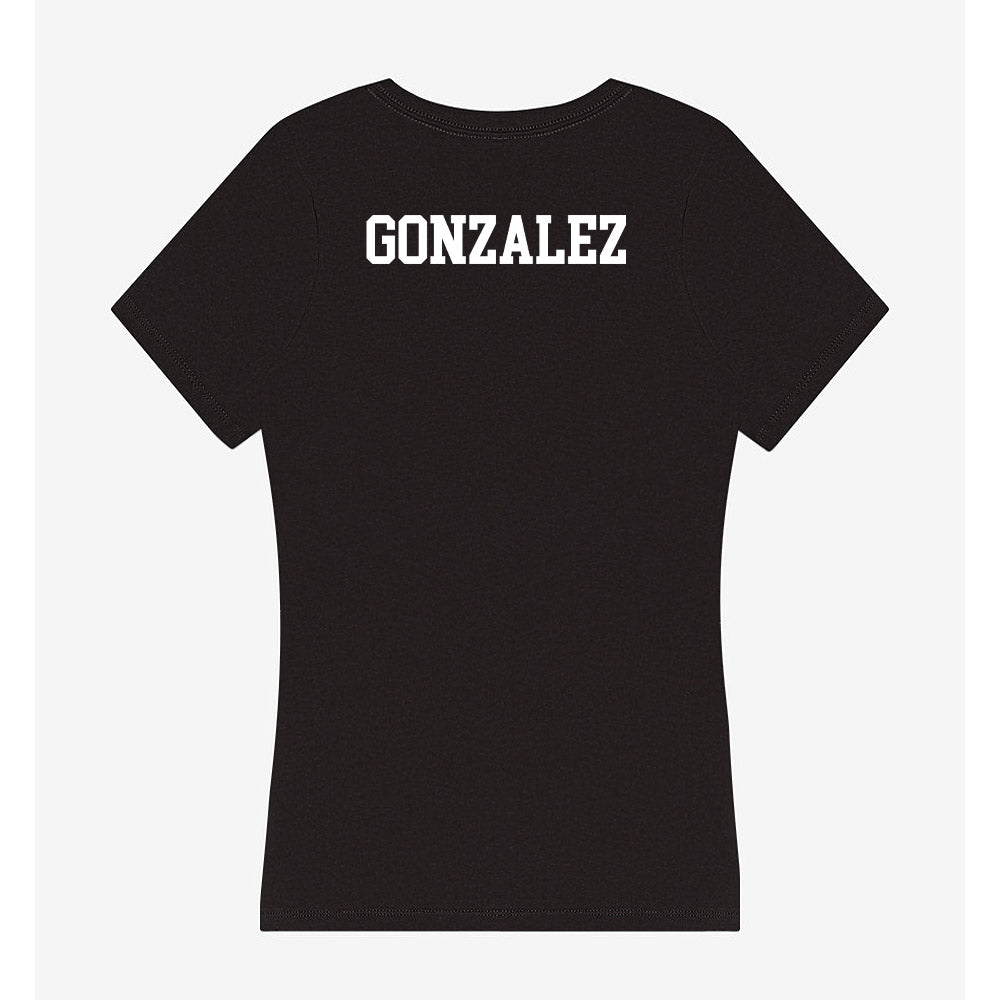 OKBU - NCAA Women's Track & Field : Analisee Gonzalez - Women's V-Neck T-Shirt-1